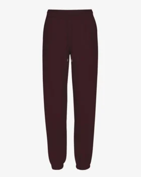 Pantalons de survêtement bio - Rouge sang de bœuf