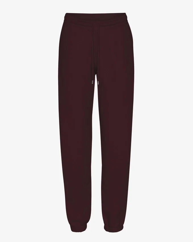 Pantalons de survêtement bio - Rouge sang de bœuf