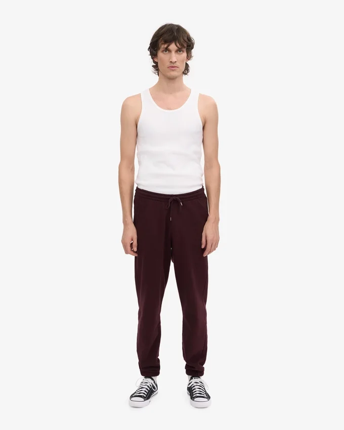Pantalons de survêtement bio - Rouge sang de bœuf