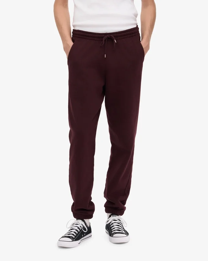 Pantalons de survêtement bio - Rouge sang de bœuf