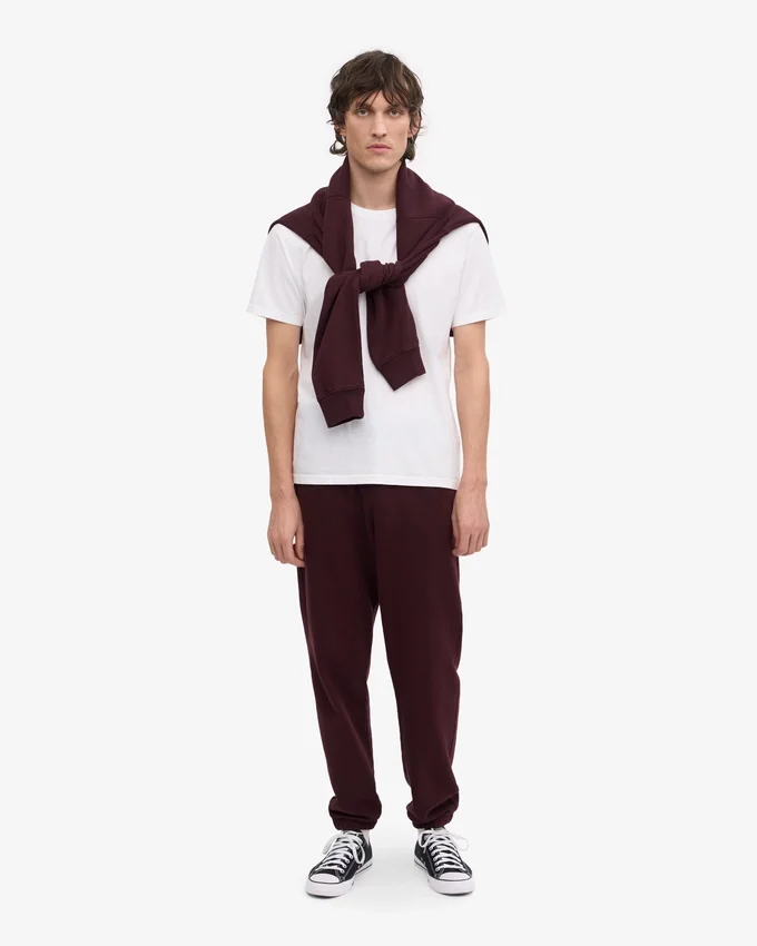 Pantalons de survêtement bio - Rouge sang de bœuf