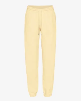 Pantalons de survêtement en coton bio - Jaune pâle