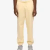 Pantalons de survêtement en coton bio - Jaune pâle