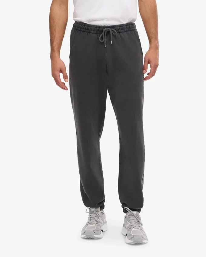 Pantalons de survêtement en coton bio - Noir délavé