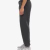 Pantalons de survêtement en coton bio - Noir délavé