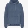 Pull à capuche Classic Organic en coton bio - Bleu Neptune