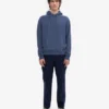 Pull à capuche Classic Organic en coton bio - Bleu Neptune
