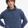 Pull à capuche Classic Organic en coton bio - Bleu Neptune