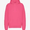 Pull à capuche Classic Organic en coton bio - Rose bubble-gum