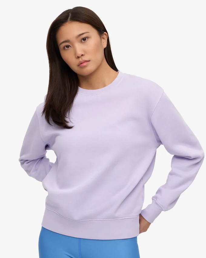 Pull Classic Organic en coton bio pour femme - Lavande douce