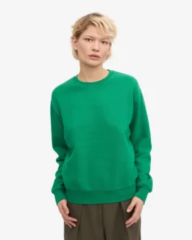 Pull Classic Organic en coton bio pour femme – Vert Kelly