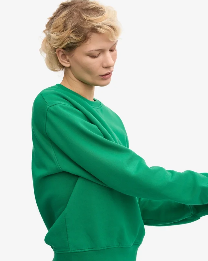Pull Classic Organic en coton bio pour femme - Vert Kelly