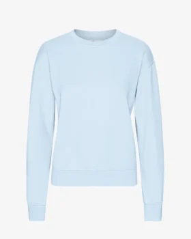 Pull Classic Organic en laine bio pour femme - Bleu polaire