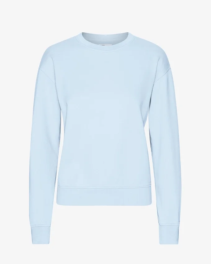 Pull Classic Organic en laine bio pour femme - Bleu polaire