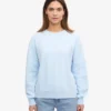 Pull Classic Organic en laine bio pour femme - Bleu polaire
