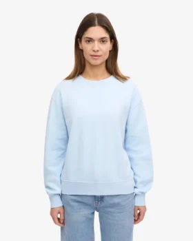 Pull Classic Organic en laine bio pour femme – Bleu polaire