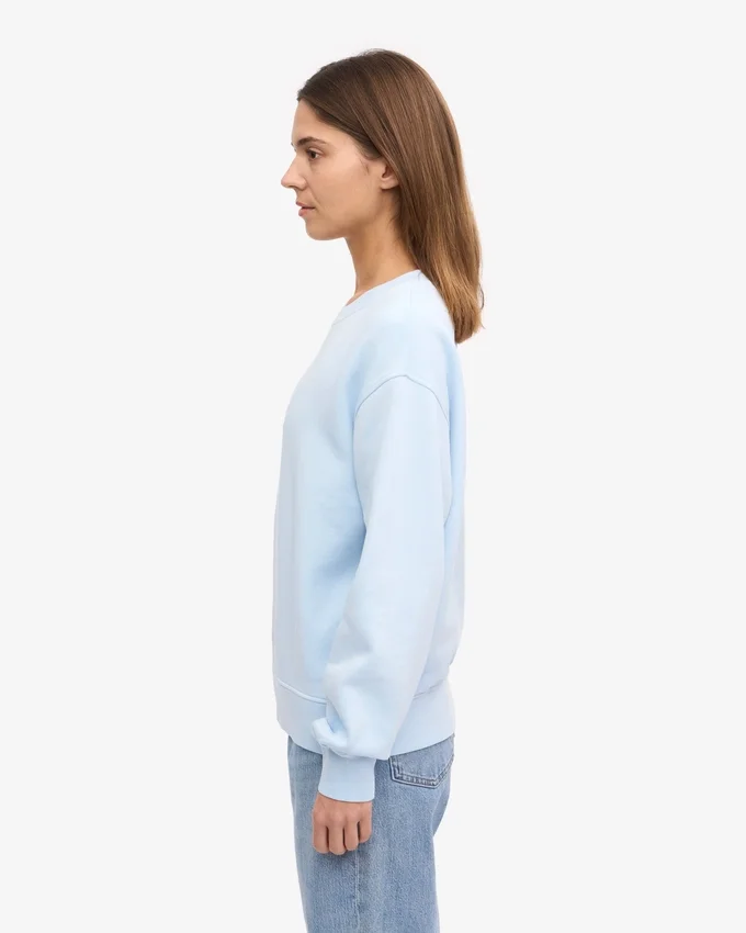 Pull Classic Organic en laine bio pour femme - Bleu polaire