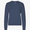 Pull Classic Organic en laine bio pour femme - Bleu pétrole