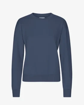 Pull Classic Organic en laine bio pour femme - Bleu pétrole