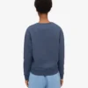 Pull Classic Organic en laine bio pour femme - Bleu pétrole