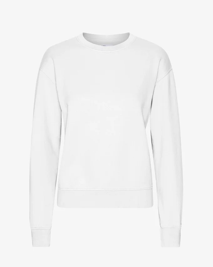 Pull Classic Organic en laine biologique pour femme - Blanc optique