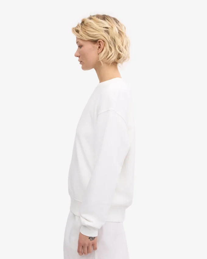 Pull Classic Organic en laine biologique pour femme - Blanc optique