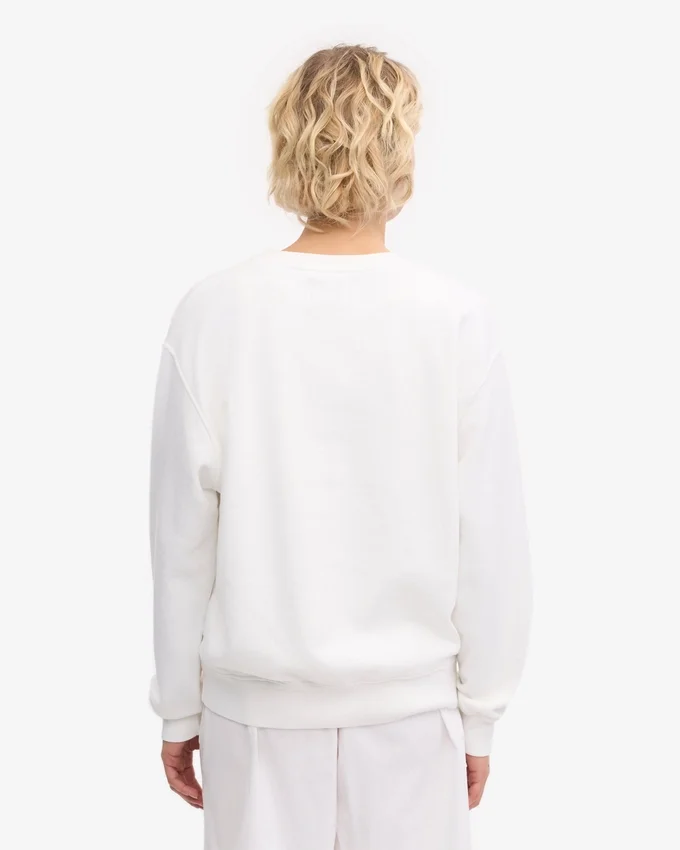 Pull Classic Organic en laine biologique pour femme - Blanc optique