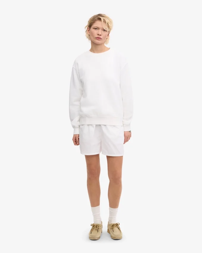 Pull Classic Organic en laine biologique pour femme - Blanc optique