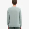 Pull classique en laine mérinos - Bleu acier