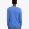 Pull classique en laine mérinos - Bleu Pacifique