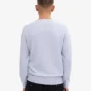 Pull classique en laine mérinos - Bleu polaire