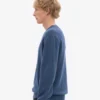 Pull classique en laine mérinos - Bleu pétrole