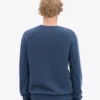 Pull classique en laine mérinos - Bleu pétrole