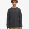 Pull classique en laine mérinos - Gris lave