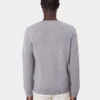 Pull classique en laine mérinos - Jaune brûlé