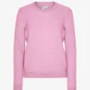 Pull classique en laine mérinos pour femme - Fleur de cerisier