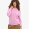Pull classique en laine mérinos pour femme - Fleur de cerisier