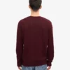 Pull classique en laine mérinos - Rouge sang de bœuf
