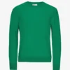 Pull classique en laine mérinos - Vert Kelly