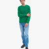 Pull classique en laine mérinos - Vert Kelly
