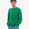 Pull classique en laine mérinos - Vert Kelly