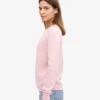Pull à col rond classique en laine mérinos pour femme - Bleu marine