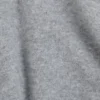 Pull à col rond en laine mérinos légère - Gris chiné