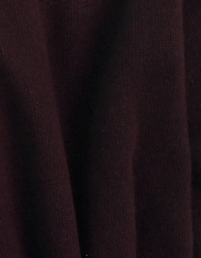 Chaussettes classiques en laine mérinos pour femme - Rouge sang de bœuf