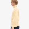 Pull à col roulé en laine mérinos - Jaune pâle