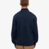Pull col zippé bio - Bleu marine