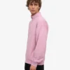 Pull col zippé bio - Fleur de cerisier