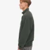 Pull col zippé bio - Forêt de minuit