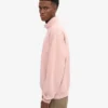 Pull col zippé bio - Rose délavé