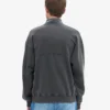 Pull col zippé en coton bio - Noir délavé